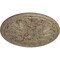 Ekena Millwork Bordeaux Ceiling Medallion (Fits Canopies up to 3 1/4"), 22 5/8"OD x 1 3/4"P, Gobi Desert Crackle CM22BOGDC - alternate 4